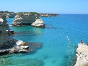 scogliere a Sant'Andrea