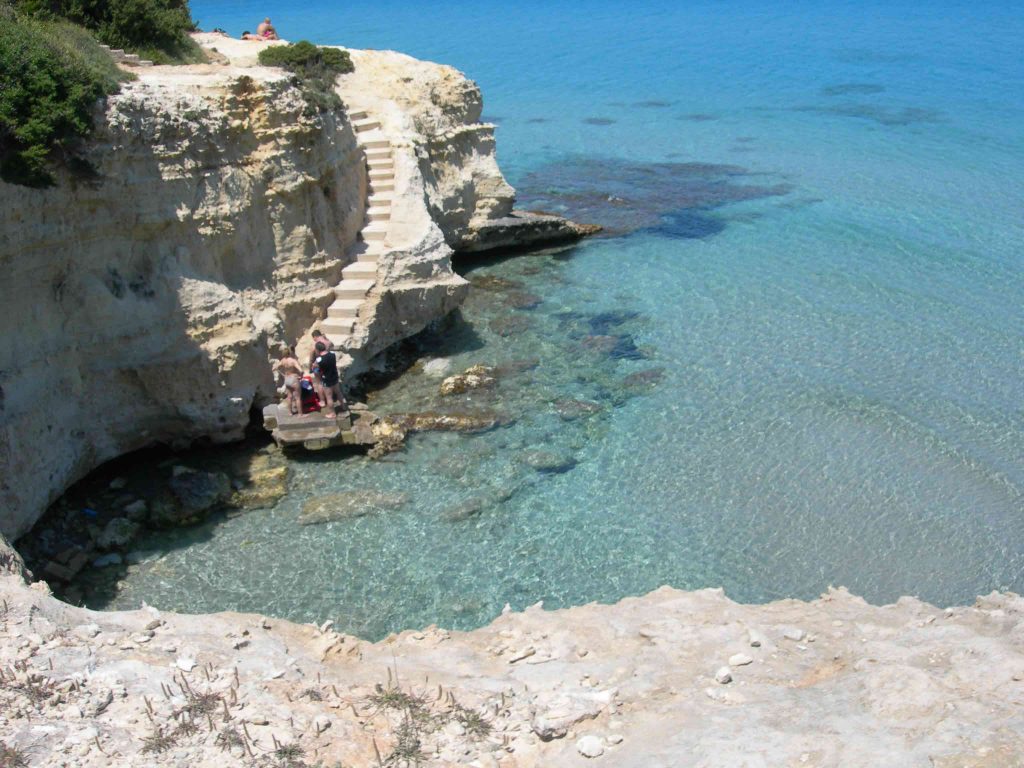 Salento, Torre dell'Orso, scogliere salentine